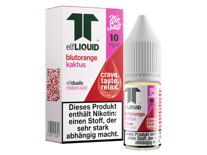 Elf-Liquid - Dual - Blutorange-Kaktus - 10ml Fertigliquid (Nikotinsalz)