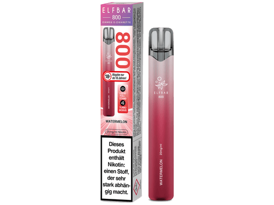 Elfbar - 800 - Einweg E - Zigarette (Nikotinsalz) - Watermelon 1er Packung 20 mg/ml - Vapes4you