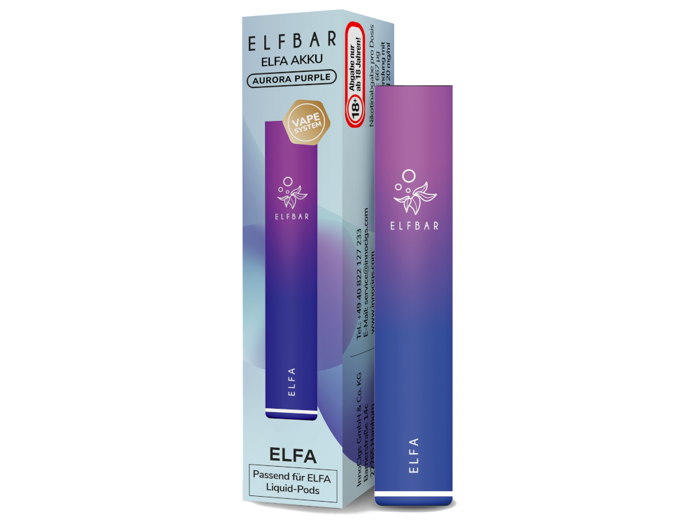 Elf Bar - Elfa - 500 mAh Akku (für Prefilled Pods)