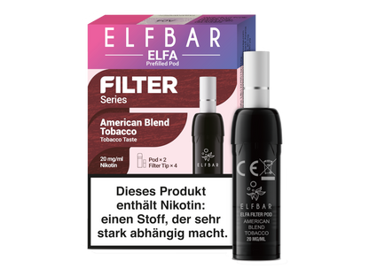 Elf Bar - Elfa - Filter Series - 2ml Prefilled Pods (2 Stück)