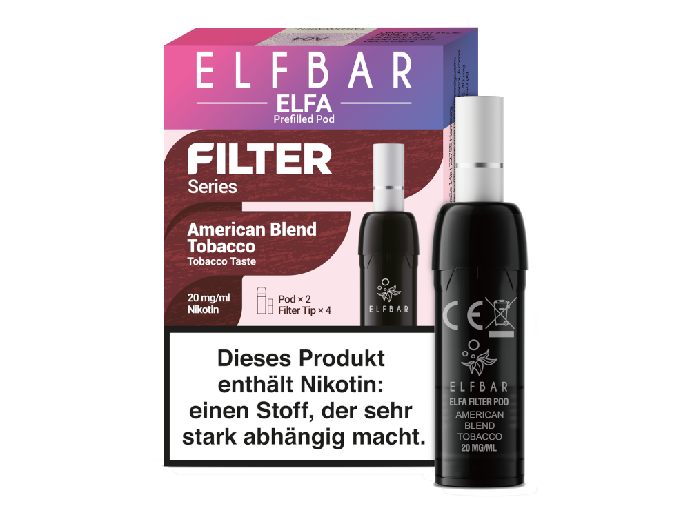 Elf Bar - Elfa - Filter Series - 2ml Prefilled Pods (2 Stück)