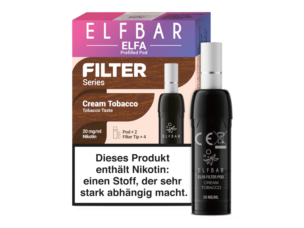 Elf Bar - Elfa - Filter Series - 2ml Prefilled Pods (2 Stück)