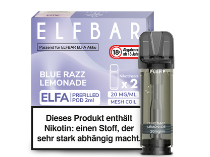 Elf Bar - Elfa - 2ml Prefilled Pods (2 Stück pro Packung)