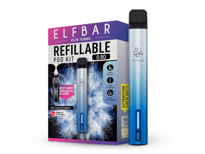 Elfbar - Elfa Turbo - E - Zigaretten Set - aurora - schwarz 1er Packung - Vapes4you