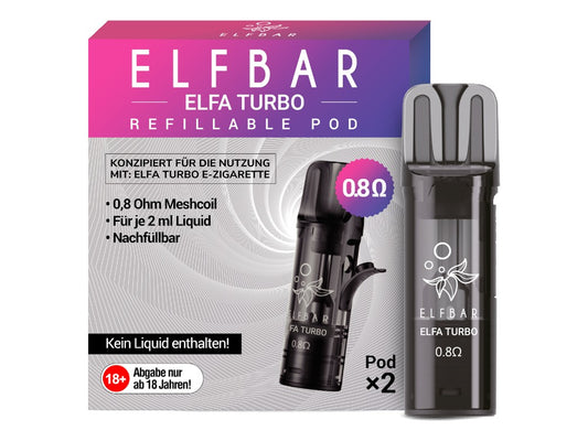 Elf Bar - Elfa Turbo - Leer-Pods (2 Stück)
