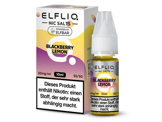 ELFLIQ - Blackberry Lemon - 10ml Fertigliquid (Nikotinsalz) - 1er Packung 20 mg/ml - Vapes4you