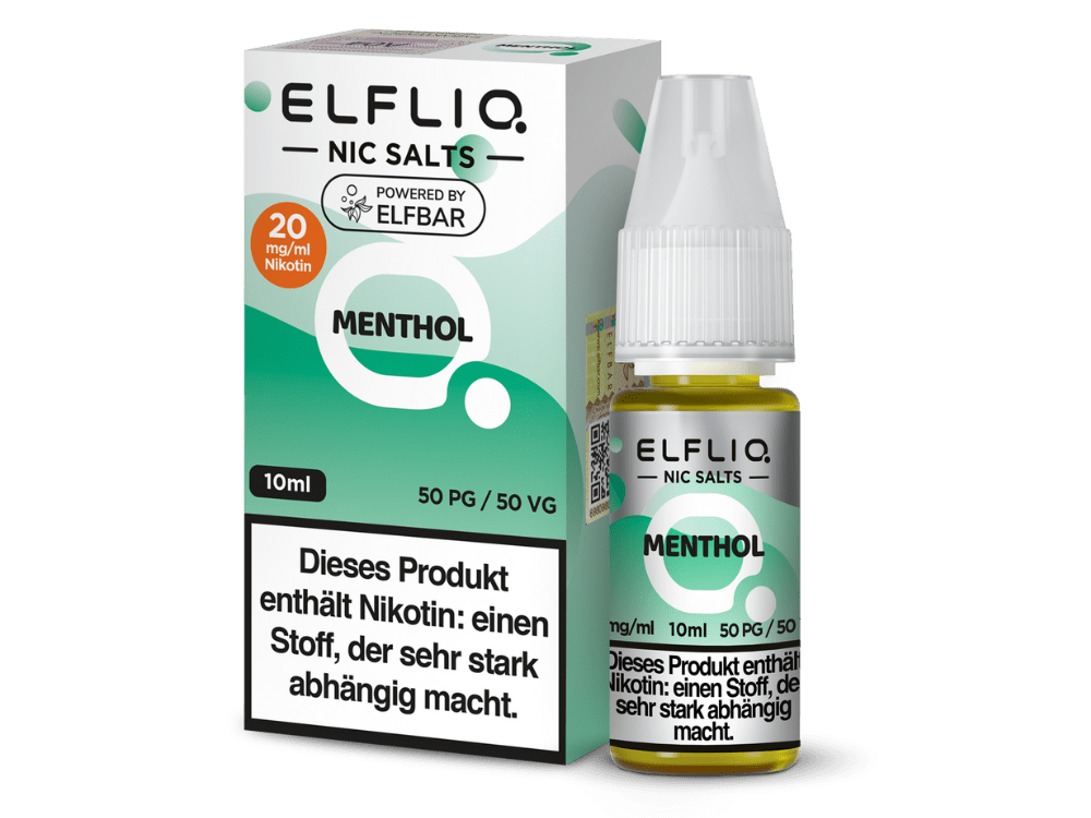 ELFLIQ - Menthol - 10ml Fertigliquid (Nikotinsalz) - 1er Packung 20 mg/ml - Vapes4you