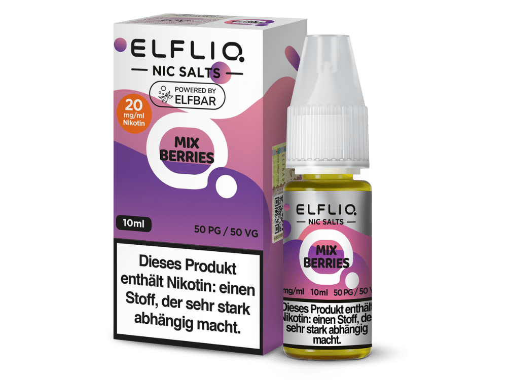 ELFLIQ - Mix Berries - 10ml Fertigliquid (Nikotinsalz) - 1er Packung 20 mg/ml - Vapes4you