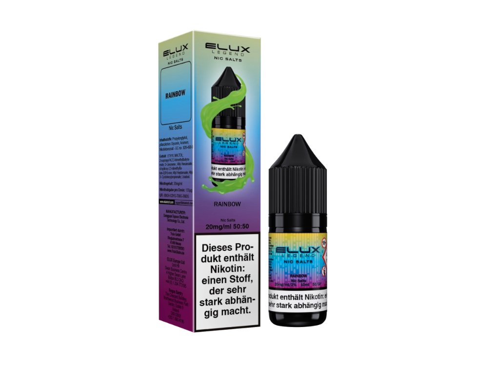 Elux - Rainbow - 10ml Fertigliquid (Nikotinsalz) - Rainbow 1er Packung 10 mg/ml - Vapes4you