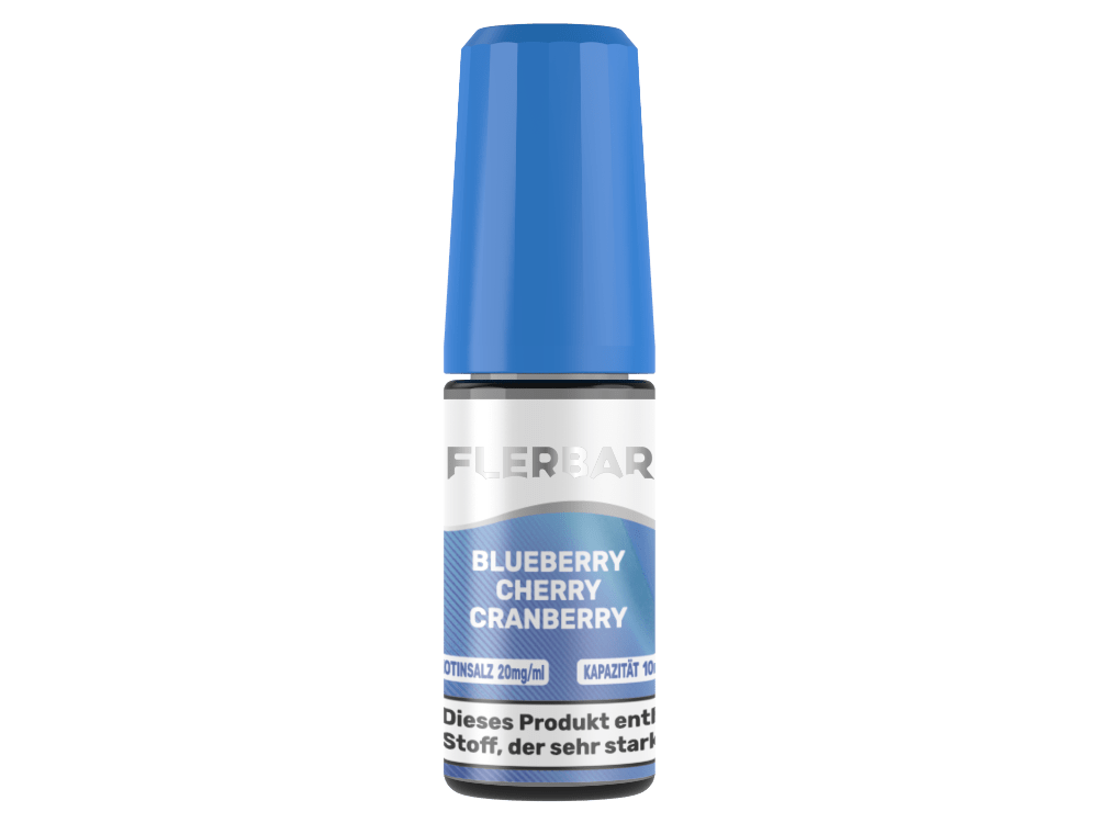 Flerbar Liquid - Blueberry Cherry Cranberry - 10ml Fertigliquid (Nikotinsalz) - Blueberry Cherry Cranberry 1er Packung 20 mg/ml - Vapes4you