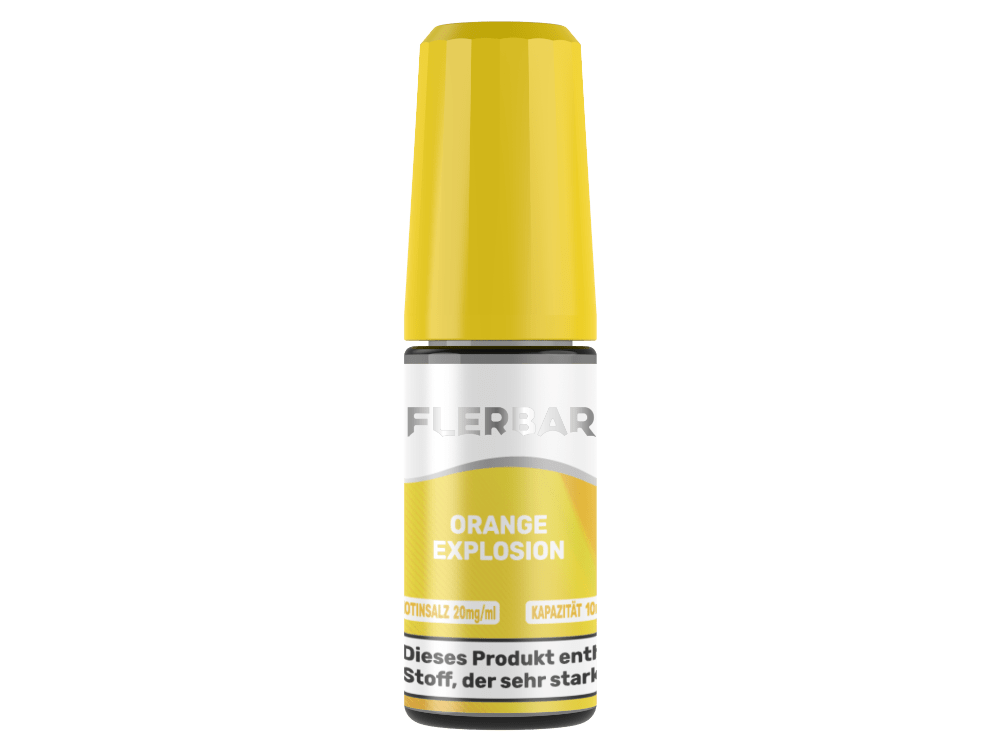 Flerbar Liquid - Orange Explosion - 10ml Fertigliquid (Nikotinsalz) - Orange Explosion 1er Packung 20 mg/ml - Vapes4you