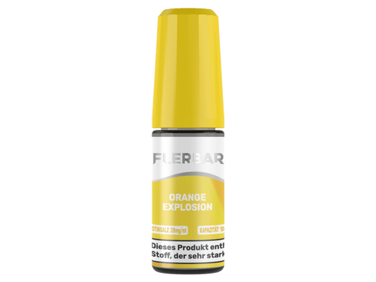 Flerbar Liquid - Orange Explosion - 10ml Fertigliquid (Nikotinsalz) - Orange Explosion 1er Packung 20 mg/ml - Vapes4you