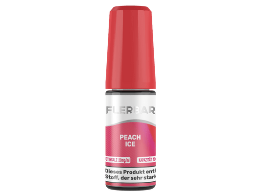 Flerbar Liquid - Peach Ice - 10ml Fertigliquid (Nikotinsalz) - Peach Ice 1er Packung 20 mg/ml - Vapes4you