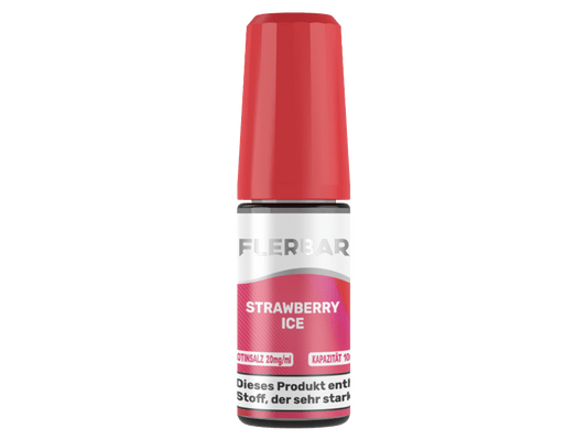 Flerbar Liquid - Strawberry Ice - 10ml Fertigliquid (Nikotinsalz) - Strawberry Ice 1er Packung 20 mg/ml - Vapes4you