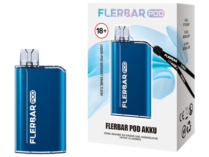 Flerbar - POD - 500mAh Akku (für Prefilled Pods) - blau 1er Packung - Vapes4you