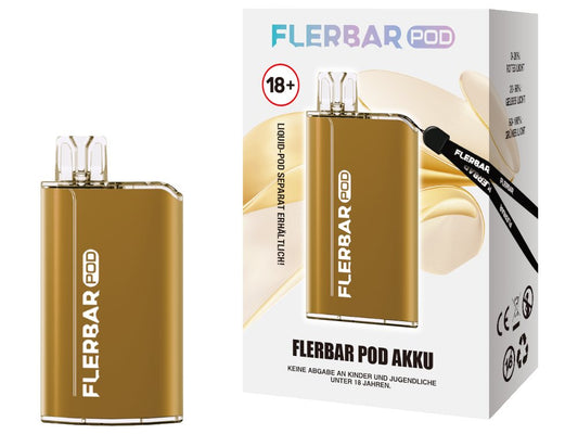 Flerbar - POD - 500mAh Akku (für Prefilled Pods) - gold 1er Packung - Vapes4you