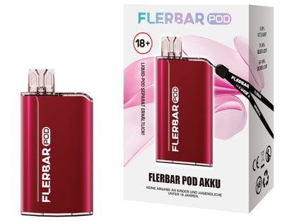 Flerbar - POD - 500mAh Akku (für Prefilled Pods) - rot 1er Packung - Vapes4you