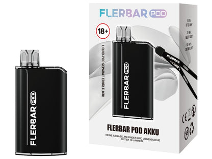 Flerbar - POD - 500mAh Akku (für Prefilled Pods) - schwarz 1er Packung - Vapes4you