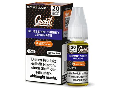 GeekVape - Geekit - Blueberry Cherry Lemonade - 10ml Fertigliquid (Nikotinsalz)