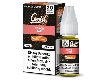 GeekVape - Geekit - Peach Jam - 10ml Fertigliquid (Nikotinsalz)