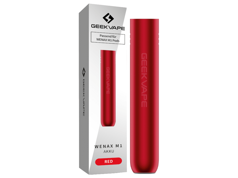 GeekVape - Wenax M1 - 800mAh Akku (für Prefilled Pods) - rot 1er Packung - Vapes4you
