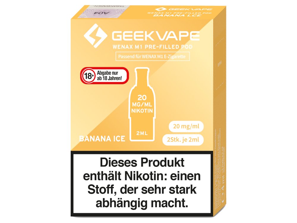 GeekVape - Wenax M1 - Prefilled Pods (2 Stück) – Vapes4you