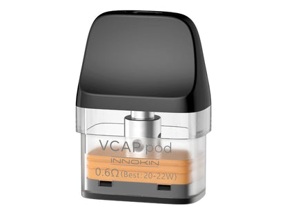 Innokin - VCap - 2ml Pod mit Head 0,6 Ohm / 0,8 Ohm / 1,2 Ohm - 1er Packung 0,6 Ohm - Vapes4you