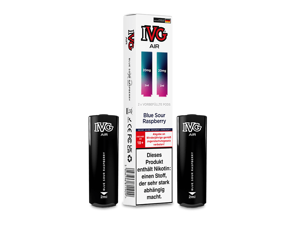 IVG - AIR - 2ml Prefilled Pods (2 Stück) - Blue Sour Raspberry 1er Packung 20 mg/ml - Vapes4you