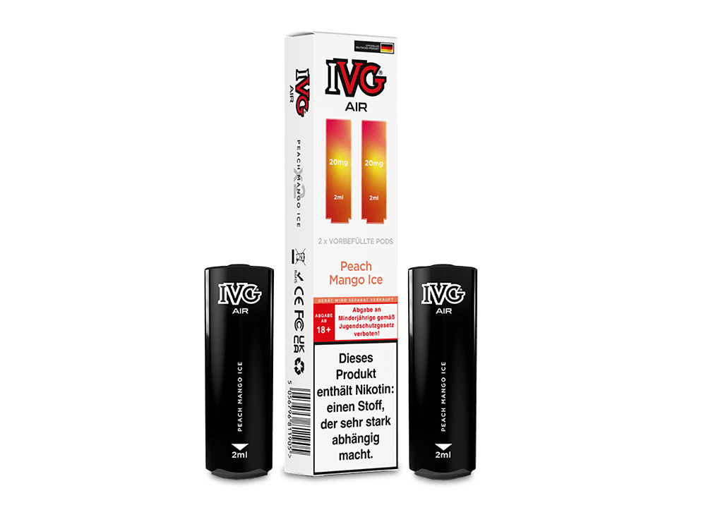 IVG - AIR - 2ml Prefilled Pods (2 Stück) - Peach Mango Ice 1er Packung 20 mg/ml - Vapes4you