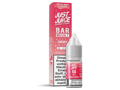 Just Juice - Bar - Cherry - 10ml Fertigliquid (Nikotinsalz) - Cherry 1er Packung 20 mg/ml - Vapes4you