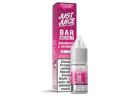 Just Juice - Bar - Dragonfruit & Raspberry - 10ml Fertigliquid (Nikotinsalz) - Dragonfruit & Raspberry 1er Packung 10 mg/ml - Vapes4you