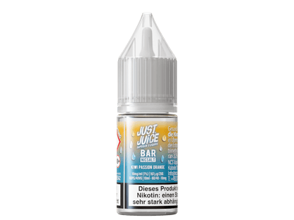Just Juice - Bar - Kiwi Passion Orange - 10ml Fertigliquid (Nikotinsalz) - Kiwi Passion Orange 1er Packung 10 mg/ml - Vapes4you