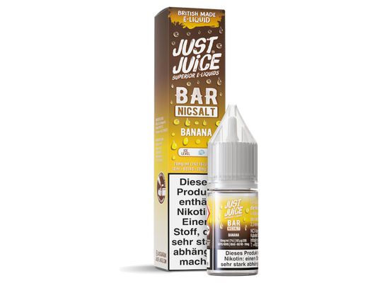 Just Juice - Bar - Banana - 10ml Fertigliquid (Nikotinsalz)