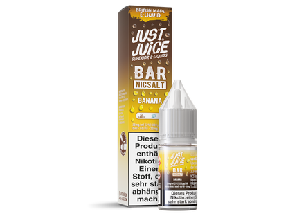 Just Juice - Bar - Banana - 10ml Fertigliquid (Nikotinsalz)