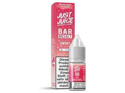 Just Juice - Bar - Cherry - 10ml Fertigliquid (Nikotinsalz)