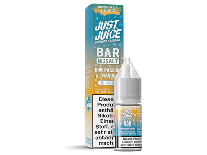 Just Juice - Bar - Kiwi Passion Orange - 10ml Fertigliquid (Nikotinsalz)