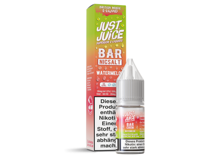 Just Juice - Bar - Watermelon - 10ml Fertigliquid (Nikotinsalz)