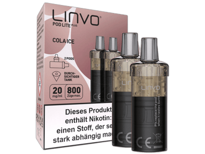 Linvo - Pod Lite Plus - 2ml Prefilled Cartridge (2 Stück) - Blueberry Pomegranate Lemonade 1er Packung 20 mg/ml - Vapes4you