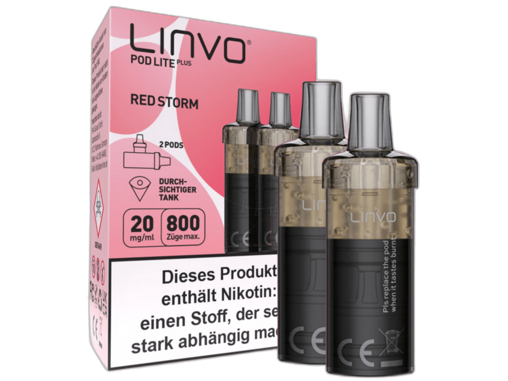 Linvo - Pod Lite Plus - 2ml Prefilled Cartridge (2 Stück) - Blueberry Pomegranate Lemonade 1er Packung 20 mg/ml - Vapes4you