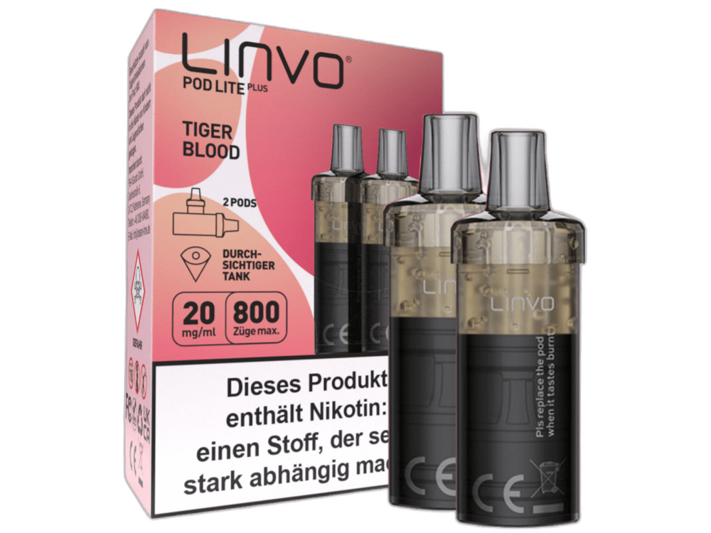Linvo - Pod Lite Plus - 2ml Prefilled Cartridge (2 Stück) - Blueberry Pomegranate Lemonade 1er Packung 20 mg/ml - Vapes4you