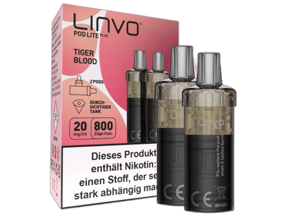Linvo - Pod Lite Plus - 2ml Prefilled Cartridge (2 Stück) - Blueberry Pomegranate Lemonade 1er Packung 20 mg/ml - Vapes4you