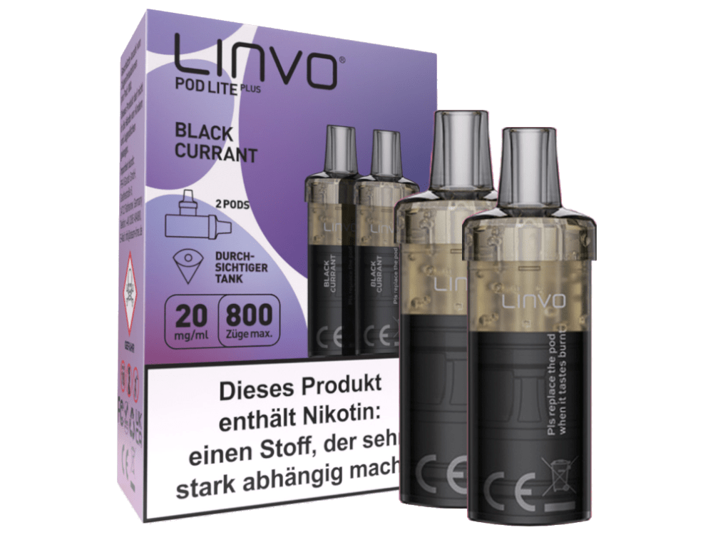 Linvo - Pod Lite Plus - 2ml Prefilled Cartridge (2 Stück) - Blueberry Pomegranate Lemonade 1er Packung 20 mg/ml - Vapes4you