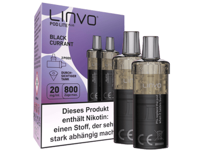 Linvo - Pod Lite Plus - 2ml Prefilled Cartridge (2 Stück) - Blueberry Pomegranate Lemonade 1er Packung 20 mg/ml - Vapes4you