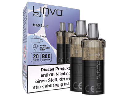 Linvo - Pod Lite Plus - 2ml Prefilled Cartridge (2 Stück) - Blueberry Pomegranate Lemonade 1er Packung 20 mg/ml - Vapes4you