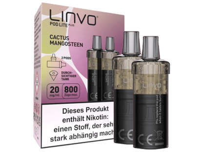 Linvo - Pod Lite Plus - 2ml Prefilled Cartridge (2 Stück) - Blueberry Pomegranate Lemonade 1er Packung 20 mg/ml - Vapes4you