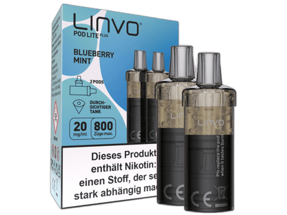 Linvo - Pod Lite Plus - 2ml Prefilled Cartridge (2 Stück) - Blueberry Pomegranate Lemonade 1er Packung 20 mg/ml - Vapes4you