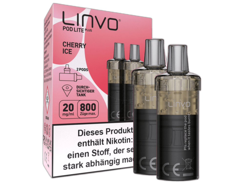 Linvo - Pod Lite Plus - 2ml Prefilled Cartridge (2 Stück) - Blueberry Pomegranate Lemonade 1er Packung 20 mg/ml - Vapes4you