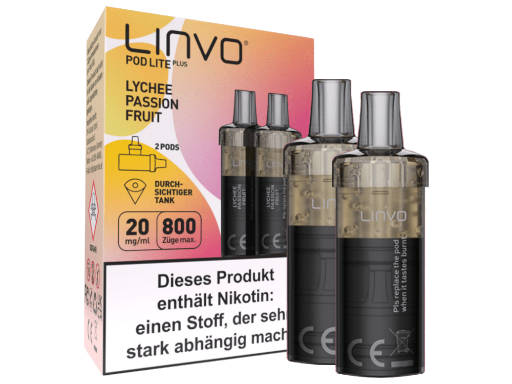 Linvo - Pod Lite Plus - 2ml Prefilled Cartridge (2 Stück) - Blueberry Pomegranate Lemonade 1er Packung 20 mg/ml - Vapes4you