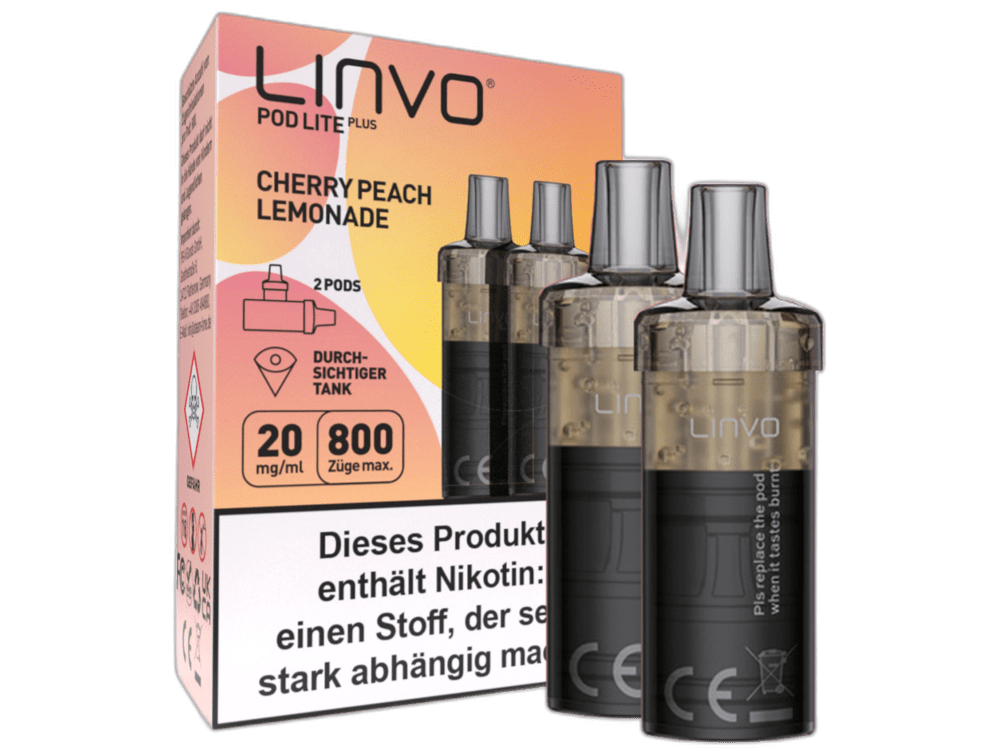 Linvo - Pod Lite Plus - 2ml Prefilled Cartridge (2 Stück) - Blueberry Pomegranate Lemonade 1er Packung 20 mg/ml - Vapes4you