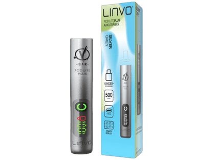 Linvo - Pod Lite Plus - 500mAh Akku (für Prefilled Pods) - grau 1er Packung - Vapes4you